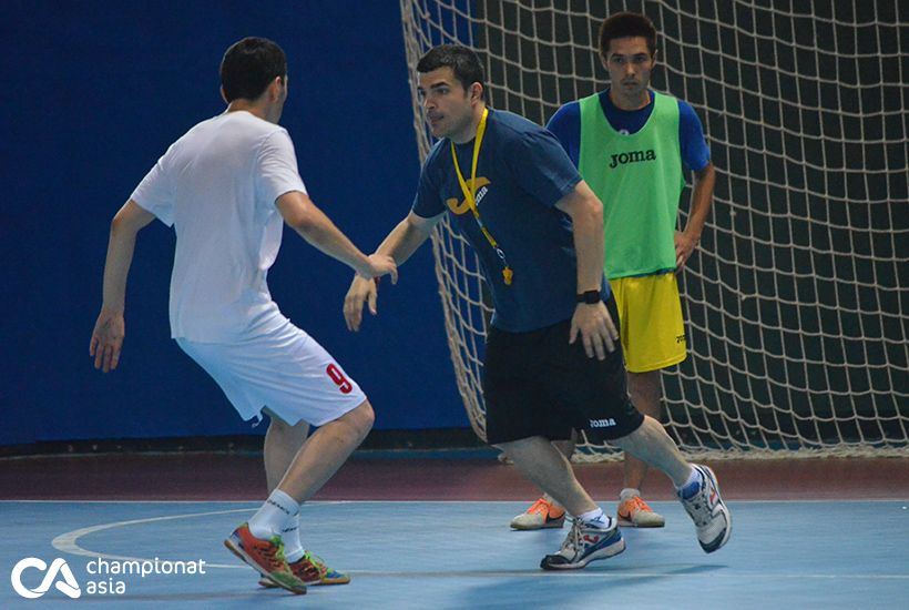 Futsal. Training the national team of Uzbekistan (22.07.2016)