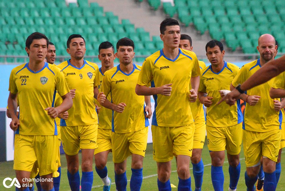 Official training of the national team of Uzbekistan (04/09/2017)