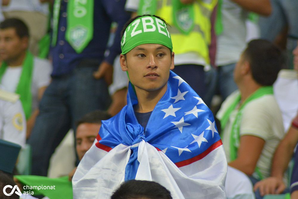 Uzbekistan - South Korea 0:0. Fans