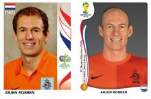 Futbol yulduzlarining JCH-2006 va JCH-2014 uchun tushgan rasmlari