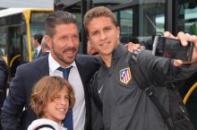 FOTOGALEREYA. "Real" va "Atletiko" Lissabonga kelishdi