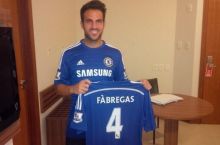 Fabregas "CHelsi" bilan besh yillik shartnomaga imzo chekdi