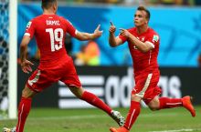 Jerdan SHakiri uchrashuvning eng yaxshi futbolchisi deb topildi