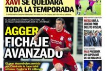 Sport.es: Agger Barselonaga 15 million evro evaziga ko'chib o'tishi mumkin
