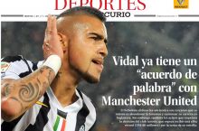 "Manchester Yunayted" Vidal bilan kelishuvga erishdi
