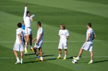 Pepe, Beyl, Xese va Modrich alohida mashg'ulot o'tkazishmoqda
