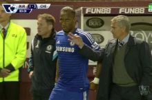 Bernli – CHelsi. Drogba 2012 yildan buyon ilk bor London klubi safida maydonga tushdi