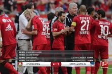 Germaniya. 2-tur. "Gamburg"da 0:3, "Bayer"da 4:2