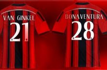 Van Ginkel "Milan"da 21-raqamda o'ynaydi
