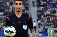 SHerzod Qosimov Paxtakor - Dinamo uchrashuvini boshqarib boradi