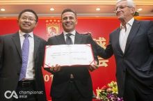 Osiyo xabari. Fabio Kannavaro rasman “Guangju”da ish boshladi