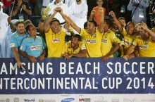 Plyaj futboli. Hamyurtimiz boshqargan o'yinda Braziliya g'olib bo'ldi