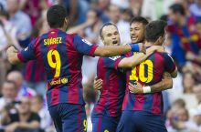 Messi, Neymar va Suares "Ueska"ga qarshi o'ynamaydi