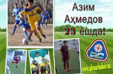 Ahmedovni tabriklaymiz!