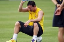 Messi bugun yakka tartibda shug'ullandi