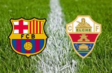 "Barselona" - "Elche". Messi, Neymar va Suarez asosiy tarkibda!