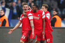 Bundesliga, 21-tur. "Frayburg" muhim uch ochkoni qo'lga kiritdi