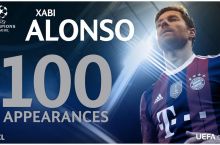Xabi Alonso kecha o'zining ECHLdagi 100-o'yinini o'tkazdi