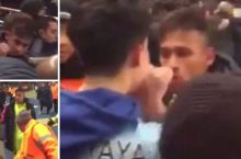 Neymar uni "sho'ng'uvchi" deb atagan "Manchester Siti" muxlisi bilan janjallashib qoldi