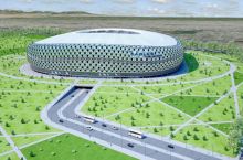Toshkent Arxitektura va qurilish instituti bitiruvchisi Andijon uchun zamonaviy stadion loyihasini chizdi (foto)