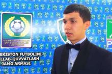 VIDEO. Jamshid Iskanderov: "Bu jamoamizning ham yutug'i"