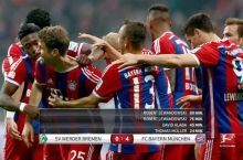 Bundesliga, 25-tur. "Bavariya"dan yirik g'alaba va boshqa natijalar