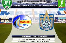 Mashal - Olmaliq uchrashuvining boshlanish vaqtlari malum