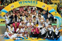 Futzal. "Qayrat" UEFA kubogi sohibi + FOTO