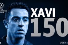 Xavi ECHLda 150ta o'yin o'tazgan birinchi futbolchiga aylandi