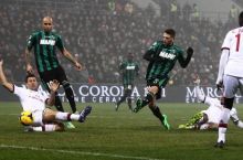 "Sassuolo" "Milan"ni mag'lub etdi