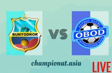 "Bunyodkor" - "Obod" 1:0. Dastlabki o'yindan "Bunyodkor"da kichik ustunlik