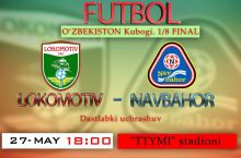 "Lokomotiv" - "Navbahor". Dastlabki o'yinda "temiryo'lchilar" ustun!