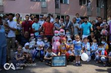 "Lokomotiv" bolalar kuniga bag'ishlangan xayriya-tadbirida ishtirok etdi (FOTO)