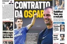 Tuttosport: Оскар стал главной трансферной целью «Ювентуса»