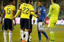 Video + foto. Braziliya- Kolumbiya o'yinidan so'ng janjal yuzaga keldi
