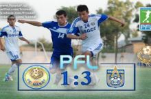 Yoshlar ligasi: “Nasaf”- “Olmaliq” 1:3