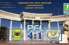 Yoshlar ligasi: “Qo'qon-1912” – “Nasaf” 4:1