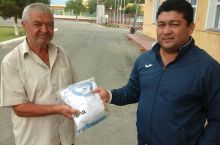 64 yoshli qo'qonlik muxlis Andijonga velosipedda bordi