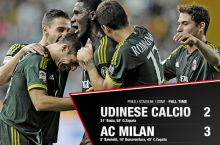 Italiya chempionati, 5-tur. "Milan" muhim g'alabani qo'lga kiritdi
