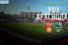 "Ufa" - "Krasnodar" 1:1. Ahmedov 59 daqiqa harakat qildi