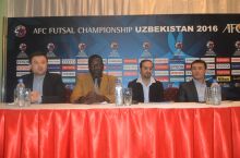 Futzal. Osiyo chempionati qurasiga bag'ishlangan matbuot anjumani