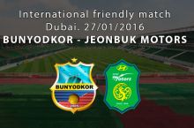 “Bunyodkor” bugun “CHonbuk Motors” klubi bilan o'ynaydi