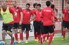 "Lokomotiv" o'yin bo'ladigan stadionda mashg'ulot o'tkazdi 