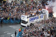 Вратарь женского «Атлетико-2» праздновала победу «Реала» в финале Лиги чемпионов