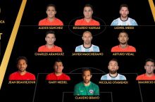 Кубок Америки-2016. Месси и 8 игроков сборной Чили вошли в символическую сборную турнира