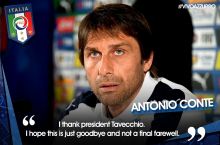 Конте "Скуадра адзурра" билан хайрлашмайди