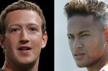 Неймар гаровда "Фейсбук" асосчиси Цукербергга ютқазиб қўйди