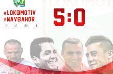 ВИДЕО. "Локомотив" - "Навбаxор" 5:0
