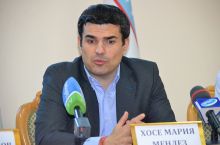 ФОТОГАЛЕРЕЯ. Пресс-конференция с участием наставника национальной сборной Узбекистана