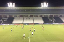 Национальная сборная Узбекистана провела тренировку на стадионе "Аль Садд"